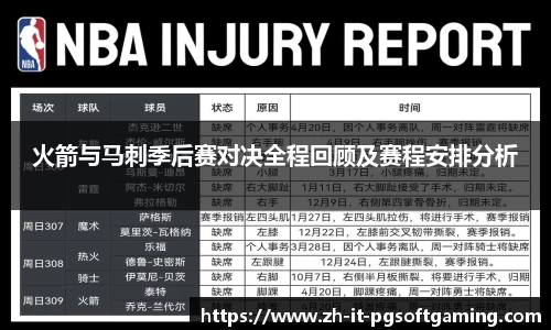 火箭与马刺季后赛对决全程回顾及赛程安排分析